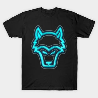 Arctic Wolf Neon Design T-Shirt